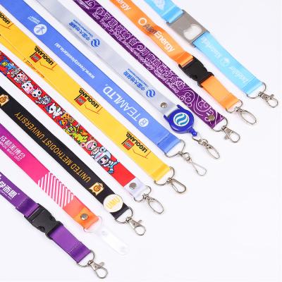 China Advertising Wholesale Custom Printed Polyester White Black Plain Pink Adjustable Neck Lanyard With Logo For Medal Or Card Any Materials for sale