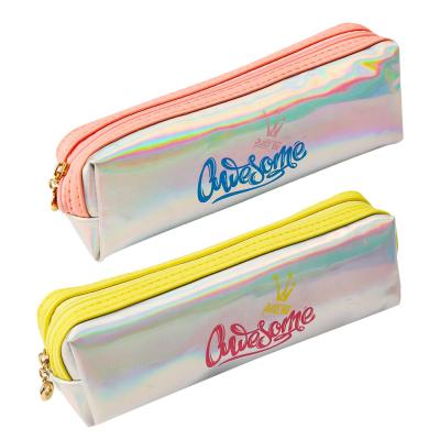 China OEM Pen Bags Top Novelty School Stationery Case Office Bag Zipper Closure/Storage Supplies Office Glitter Pen Pencil Pouch Organizer for sale