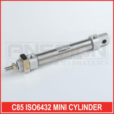 China C85 Series Stainless Steel ANSSION SMC Pneumatic Type Stainless Steel Mini Magnetic Pneumatic Air Cylinder for sale