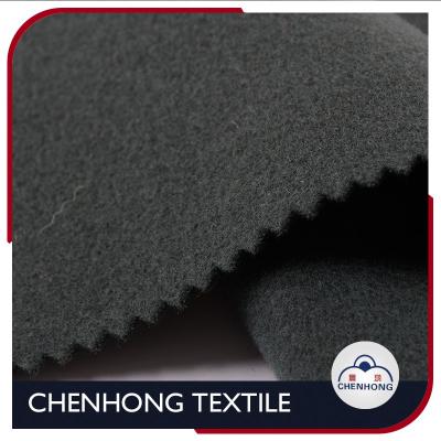 China china supplier 100%polyester double like wool sided fleece fabric for winter coat for sale