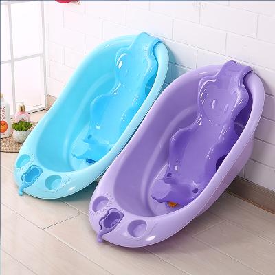 China Baby cartoon plastic elephant folding newborn sitting and newborn children's large baby products thickened bathtub liar for sale