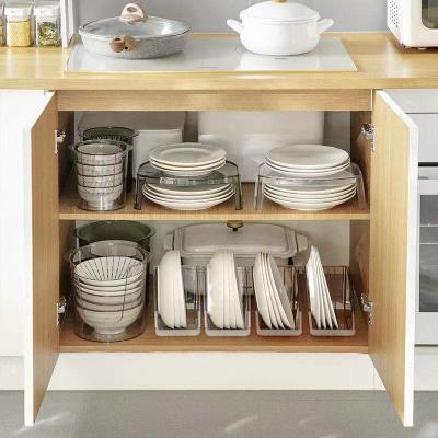 China Transparent minimalist kitchen through type chopsticks receiving box table top storage rack cabinet tray classification stack rack for sale