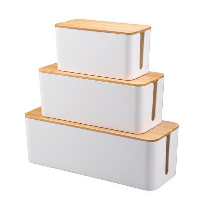 China Viable safety cable management plastic box for storage, storage box charger for sale