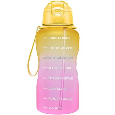 China Best Viable Selling One Incentive Bottles Tritan Large 1/2 Gallon Deluxe Bottled Water Bottle for sale