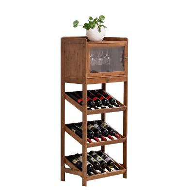 China Nordic red wine cabinet family living room fashion wine cabinet for sale