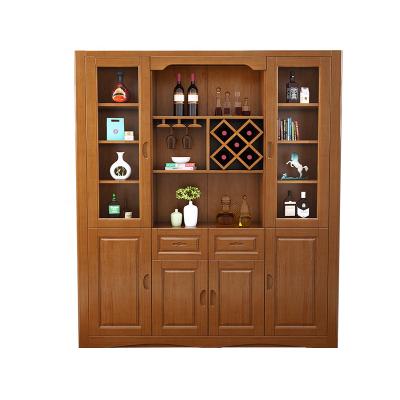 China Modern Chinese Red Wine Cupboard Cupboard Tea Cabinet Storage Cabinet Red Wine Display Cabinet for sale