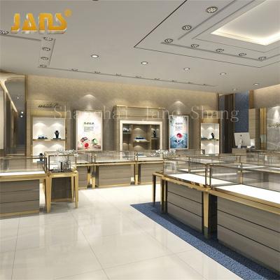 China Modern Attractive Custom Commercial Jewelry Shop Furniture Glass Display Counter With Jewelry Shop Counter Design for sale