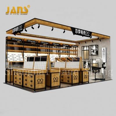 China Custom optical jewelry store furniture eyewear display wooden shop equipment for optical store decoration for sale