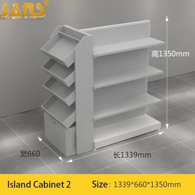 China Wig shop display island cabinet shelf mother and baby store boutique ornaments store supermarket display rack for sale