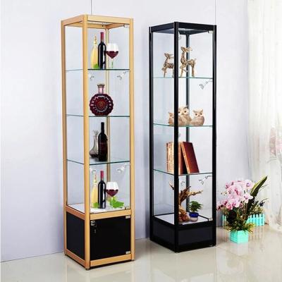 China Environmentally Friendly Glass Car Display Cabinet Toy Box Model Display Rack For Beauty Salon Cosmetics Opens Showcase for sale