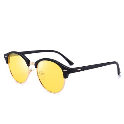 China Hot Selling Fashion Sunglasses Fashion Brands Style Men's 400 Frames Cat3 Lens Half Rimless UV Polarized Sunglasses 2021 for sale