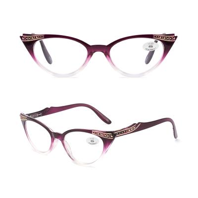 China Hot Selling New Products Amazon Reading Glasses Fashion Glass Frame Ladies Reading Glasses Retractable for sale