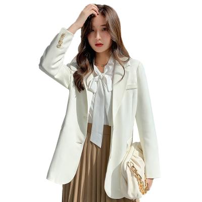 China parride customized small suit jacket women spring and autumn 2021 Korean casual texture tops small suit women for sale