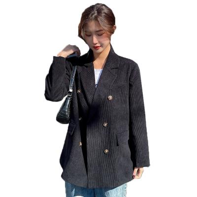 China Wholesale Solid Color Casual Women's Blazers Ladies Button Anti-wrinkle Long Sleeve Jacket Suit for sale