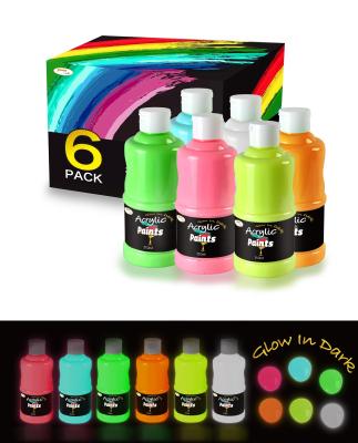 China Global washable acrylic paints that are glow in the dark (250ml) for sale