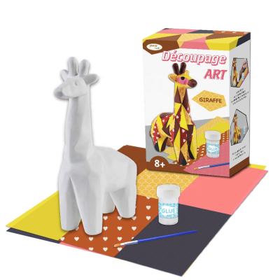 China Global Brand New Giraffe DIY Decoupage Art Set for Girls and Boys for sale