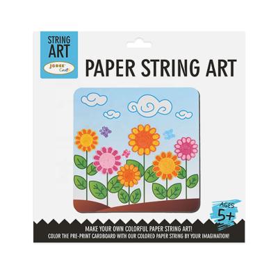 China 2021 Eco-Friendly Colorful DIY Paper String Paper Toys for sale