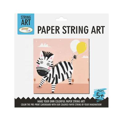 China 2021 DIY Paper Zebra String Painting Paper Toy for sale