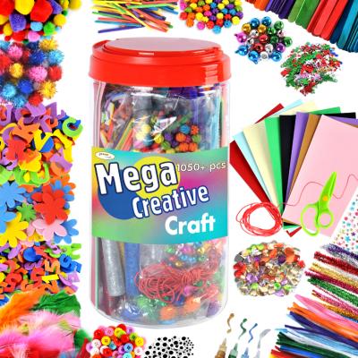 China Mega colorful and creative arts and crafts for kids handmade supplies in the pot 12*12*24.5cm for sale