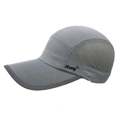 China Wholesale Fashion Breathable Hats Waterproof Golf Hats Stripe Sports Hat Reflective Baseball Cap Hat For Outdoor for sale