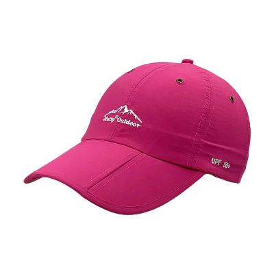 China Hatty 6 Panels Summer Quick-drying Outdoor Sports Waterproof Hat With Waterproof Cap Hat Running Breathable Baseball Hat for sale