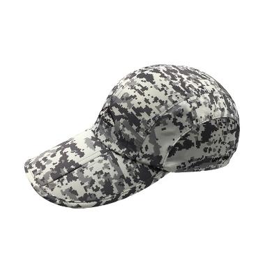 China Mesh Outdoor Comfortable Camouflage Foldable Hat Polyester Wholesaler Anti-UV Spike Military Hat for sale