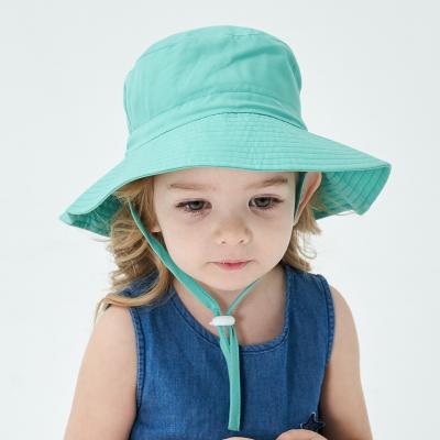 China Wholesale custom image logo RTS baby beach sun protection 100% breathable quick dry hat baby beach sun protection hat for sale