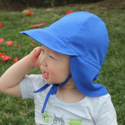 China Wholesale Picture RTS Hatty Baby/Kids Wave Sun Protection Swim Hat With String UPF50+ Beach Summer Hat Legionnaire Hat for sale