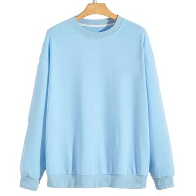 China Anti-wrinkle low moq men's simple empty crew neck sweatshirt cheap price custom made basic sweatshirt for sale