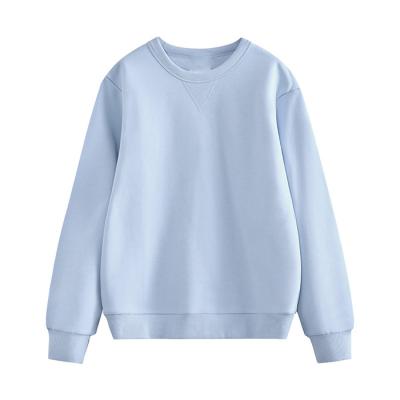 China 100% Factory Empty Custom Cotton Fleece Crewneck Plain Sweatshirt Anti-Wrinkle Sweatshirt for sale