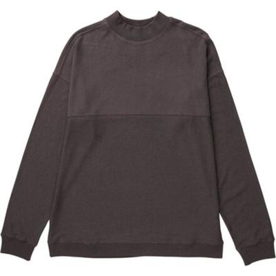 China High Quality 100% Anti-wrinkle Huili Factory Cotton Pullover Sweatshirt Patchwork Sweatshirt for sale