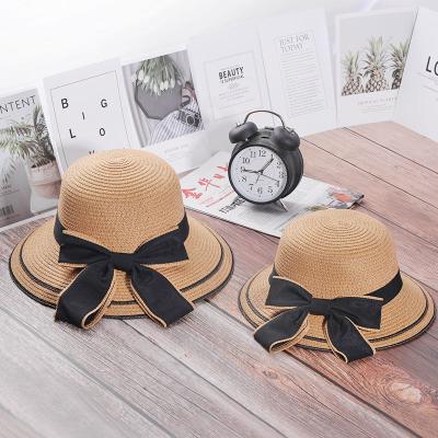 China Korean Sun Hat Summer Beach Style Parent-child Parent-child Student 2-7 Years Old Korean COMMON COMMON for sale