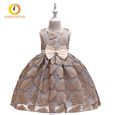 China New Instu Factory direct supply puffy princess dress Puffy Factory direct washable children's flower children's flower shirt wedding dress for sale