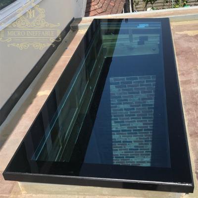 China Magnetic Screen Hot Sale Thermal Broken Side Sliding Rainproof Aluminum Skylight With Tempered Glass for sale