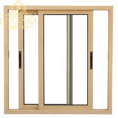 China Magnetic Screen Security Design PVC Or Aluminum Sliding Windows With Security Tinted Tempered Glass For Guinea Market for sale