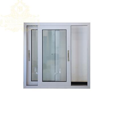 China High Quality Aluminum Magnetic Screen 2 Lanes UPVC/PVC Sliding Window Huge Price Philippines for sale