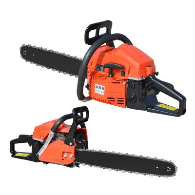 China 2-Stroke Portable Gasoline Chainsaw Two Stroke Professional Gasoline Saw 58cc for sale