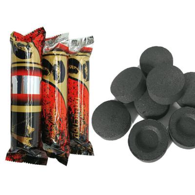 China Hookah / Madden round black charcoal sparkless&odorless for Hookah / shisha for sale