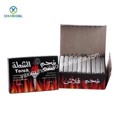 China Hookah / Madden Natural High Quality Silver Stick Charcoal For Hookah / Shisha , smokeless&odorless for sale