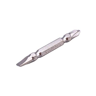 China Durable And Magnetic Hex Handle Wind Screwdriver Bit Crosses Double Head S2 Material Screwdriver Bit for sale