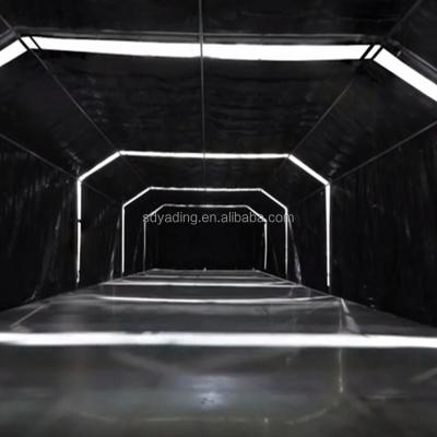 China Stable Structure Plastic Film Blackout Light Deprivation Greenhouse for sale