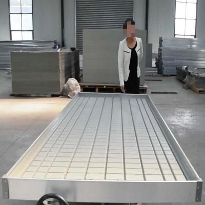 China Cost Effective Rolling Bench Ebb And Flow Grow Trays Hydroponic Rolling Bench for sale