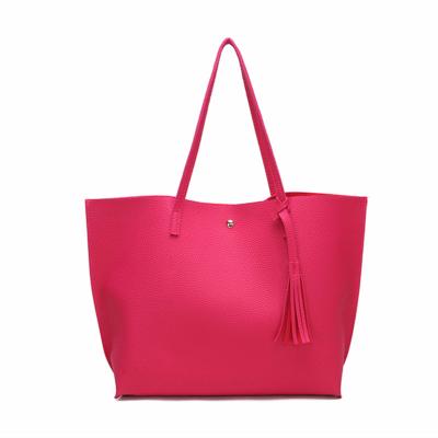 China Lady Pink Color Factory Eco-Friendly Ladies Handbag Leather Bags Custom Purses and Handbags Ladies Handbag Women Handbags for Women for sale