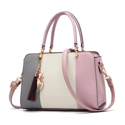 China 2021 High Quality PU Fashion Ladies Tote Bag Genuine Leather Women Handbag for sale