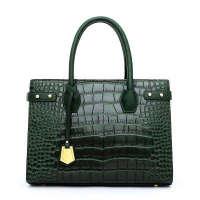 China 2021 High Quality Hot Selling Luxuries Brand Luxury Tote Bag Handbag For Woman Leather Bag Laides Green Handbag for sale