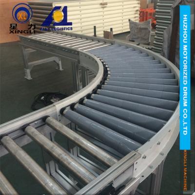 China Double chain driving bevel gear conveyor roller by curve roller for bevel roller curve conveyor for sale