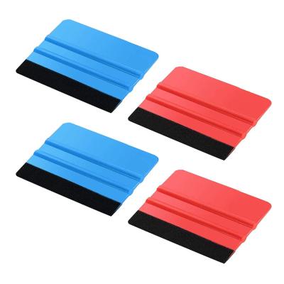 China New Design Viable Ice Scraper Snow Remove Tools Car Ice Cleaning Rectangle Detachable Board Scraper for sale