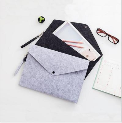 China Convenient A4 Felt Document Holder Folder Envelope Bag for sale