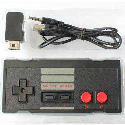 China Afbptek Over 100 Hours Continuous Retro USB 2.4GHz Wireless Controller for Classic Edition Mini Game System with USB Adapter for sale