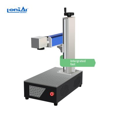 China Laser Marking Raycus JPT Mopa Logo Color Fiber Laser Printer Mobile Portable Mini Plastic Led Wood Metal Bird Annular Laser Printing Machine for sale